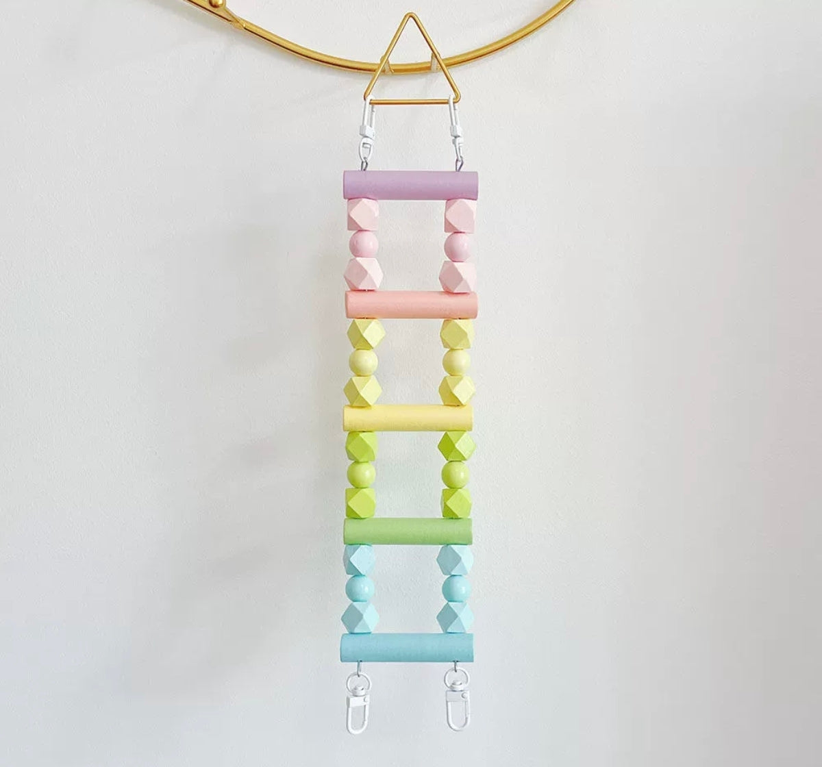 Escalera Columpio para Loros de 5 Peldaños 32cm