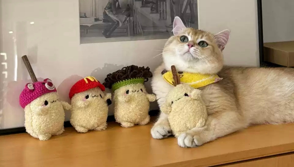 Juguete de Dentición para Gatos con Forma de Patata