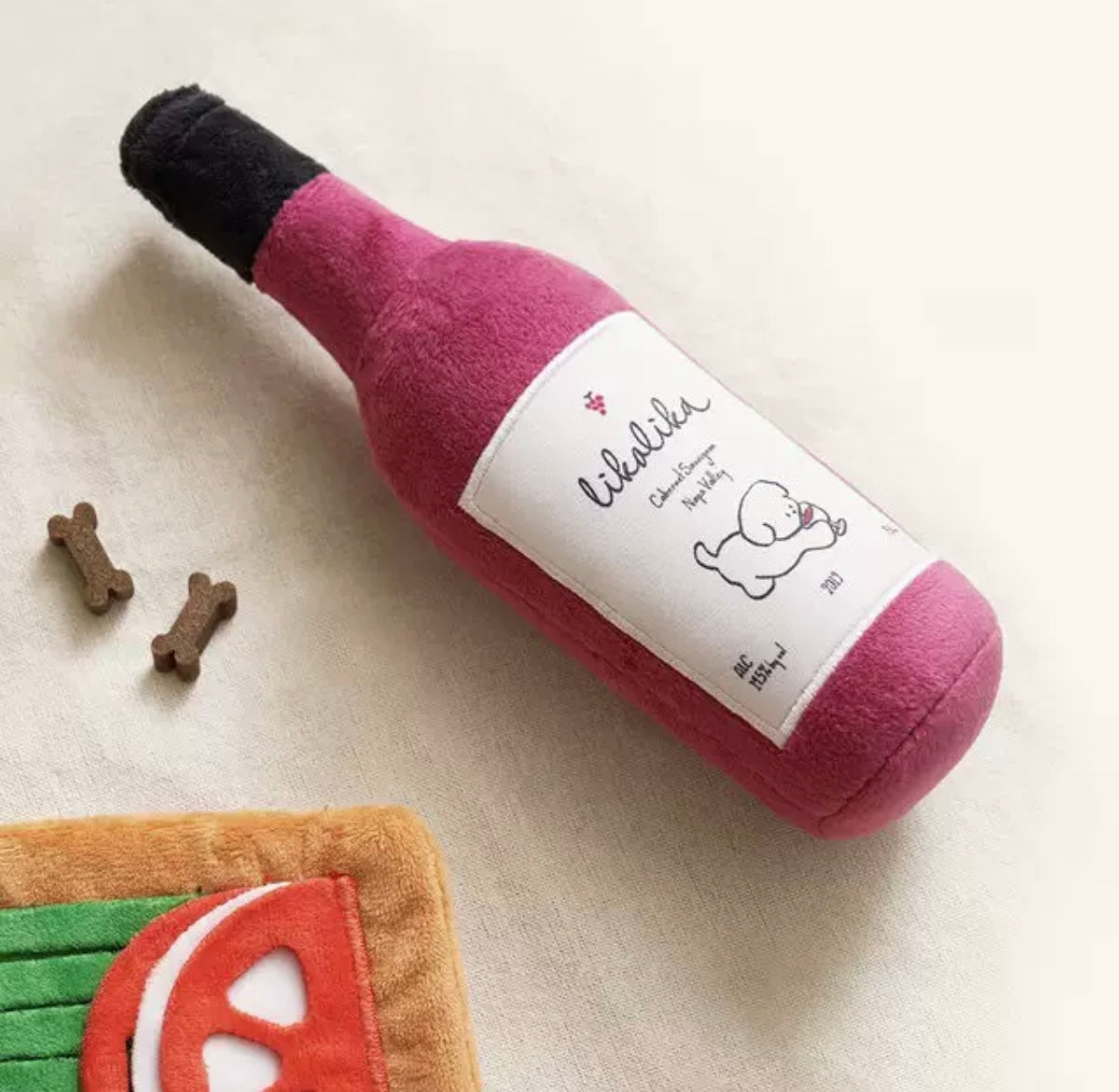 Juguete Botella de Vino para Mascotas
