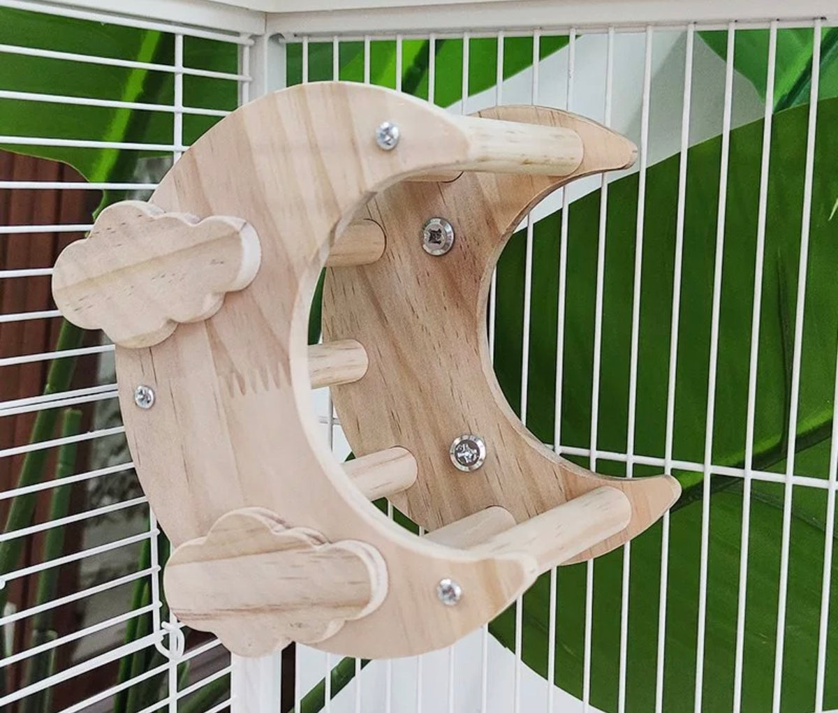 Nido de Madera para Pajaritos Loros
