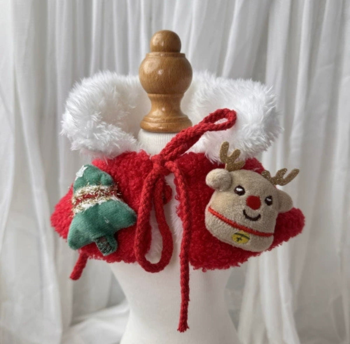 Capa Navideña para Gatos