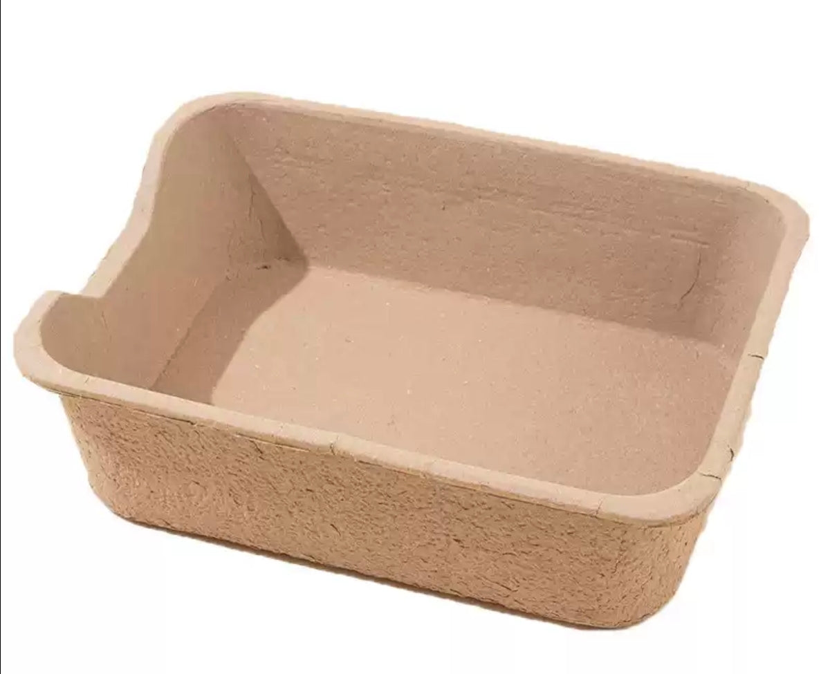 Caja de Arena Desechable para Gatos