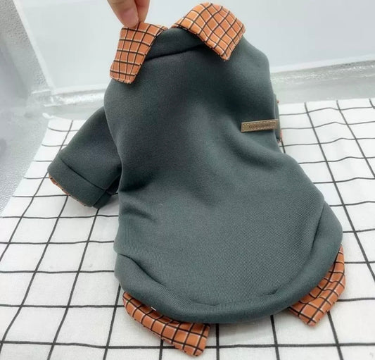 Ropa para Mascotas Gris Oscuro