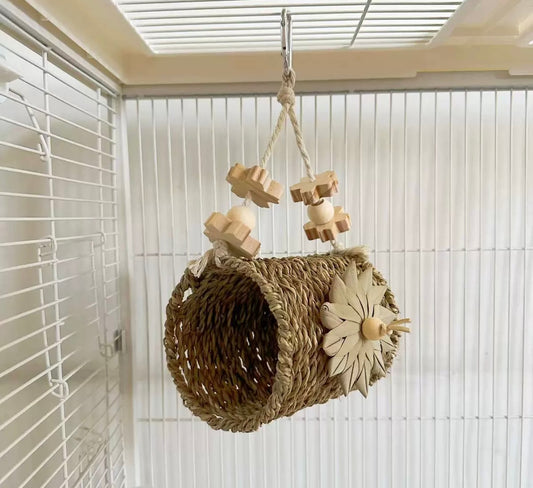 Combinación de Columbio y Nido de Paja para Loros