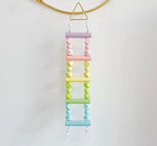 Escalera Columpio para Loros de 5 Peldaños 32cm