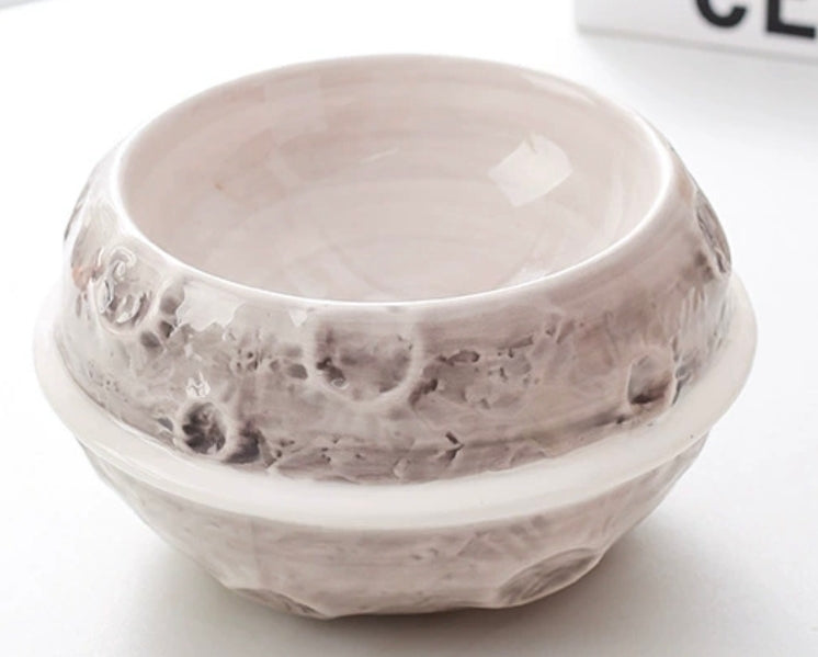 Cuenco de Cerámica de Estilo Planeta para Mascotas