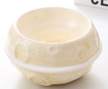 Cuenco de Cerámica de Estilo Planeta para Mascotas