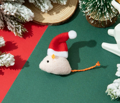 Juguete Ratón Navideño para Gatos