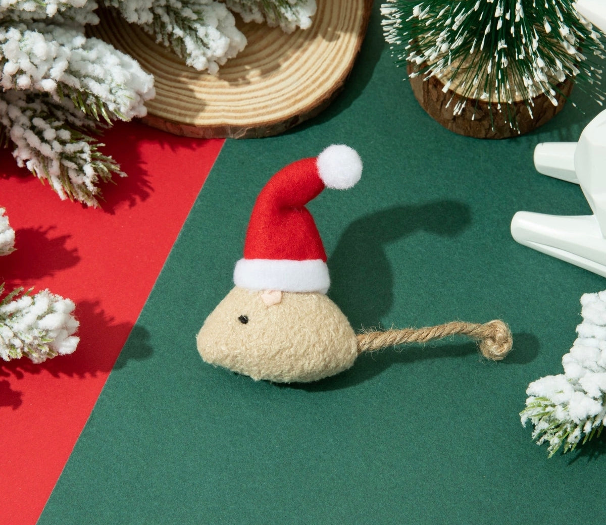 Juguete Ratón Navideño para Gatos