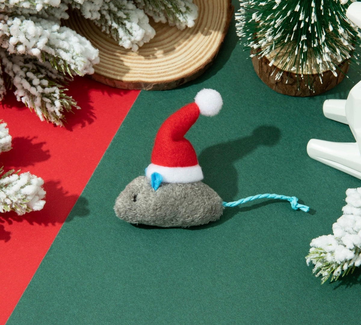 Juguete Ratón Navideño para Gatos