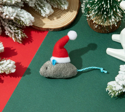 Juguete Ratón Navideño para Gatos