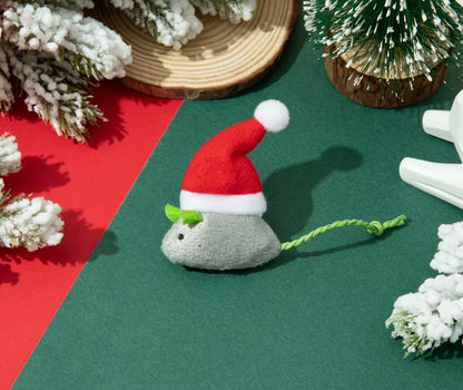 Juguete Ratón Navideño para Gatos
