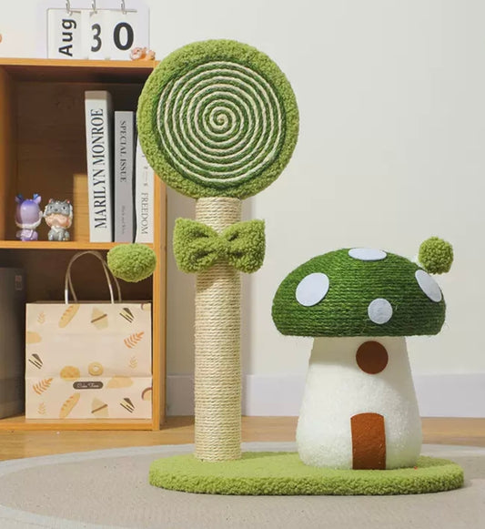 Rascador para Gatos con Forma de Seta