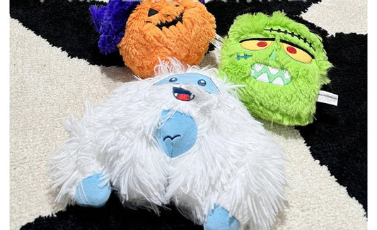 Juguetes para Mascotas Monstruo de Nieve Blanca