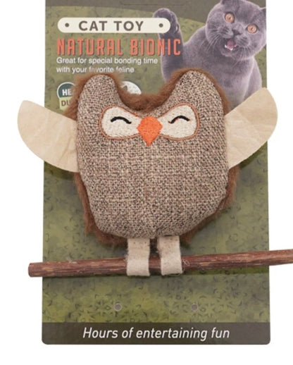 Juguetes para Gatos Búho (Incluido Hierba Gatera)