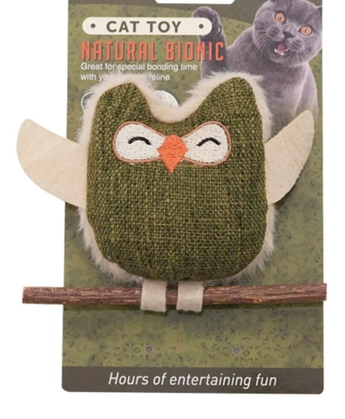 Juguetes para Gatos Búho (Incluido Hierba Gatera)