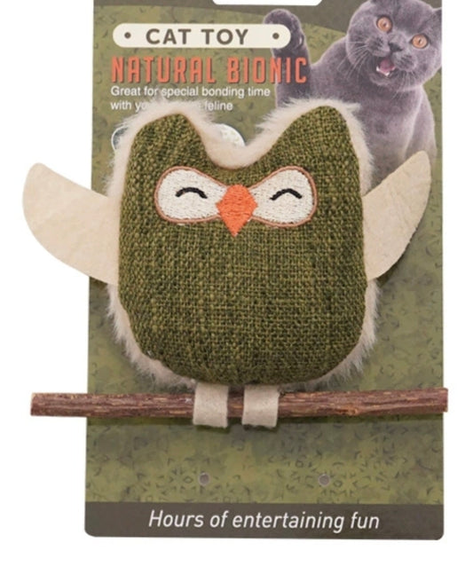 Juguetes para Gatos Búho (Incluido Hierba Gatera)