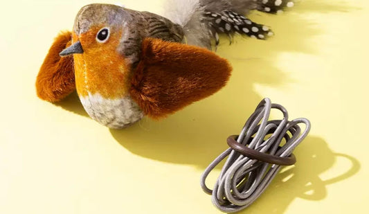 Juguete para Gato con Forma de Pájaro que Chirría de Imitación